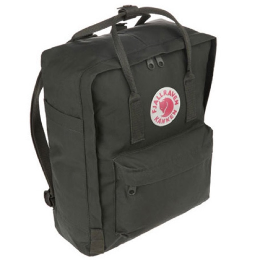 Fjallraven Kanken day bag in forest green color